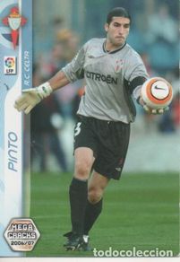 Colecionismo desportivo: Cromo E004127: Trading Card. Mega Cracks 06-07. nº 74 Pinto. Portero. R.C. Celta - LPF